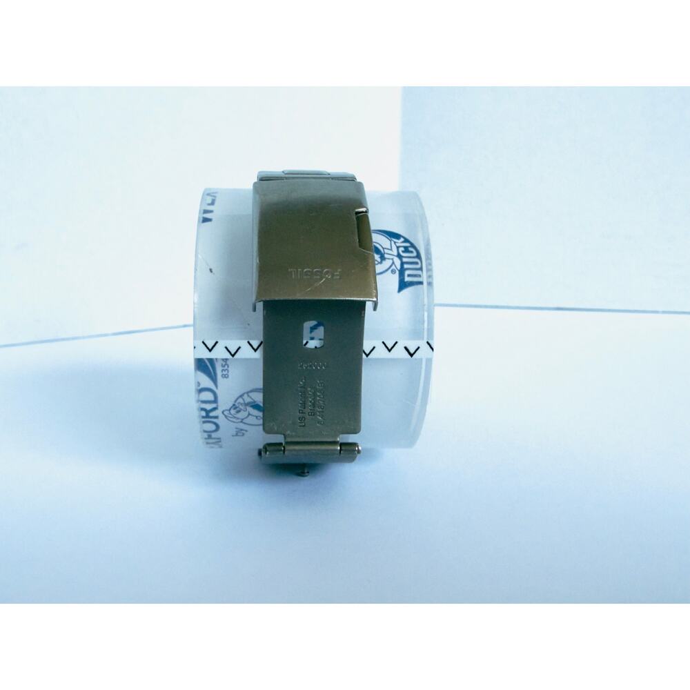 Fossil Machine Analog Square 44mm Face Smoke Ss Q… - image 6